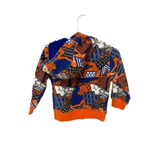 Vintage Healthtex Boys Infant Baby Size 18 Months Long Sleeve Full Zip Hoodie Sw - Picture 3 of 3